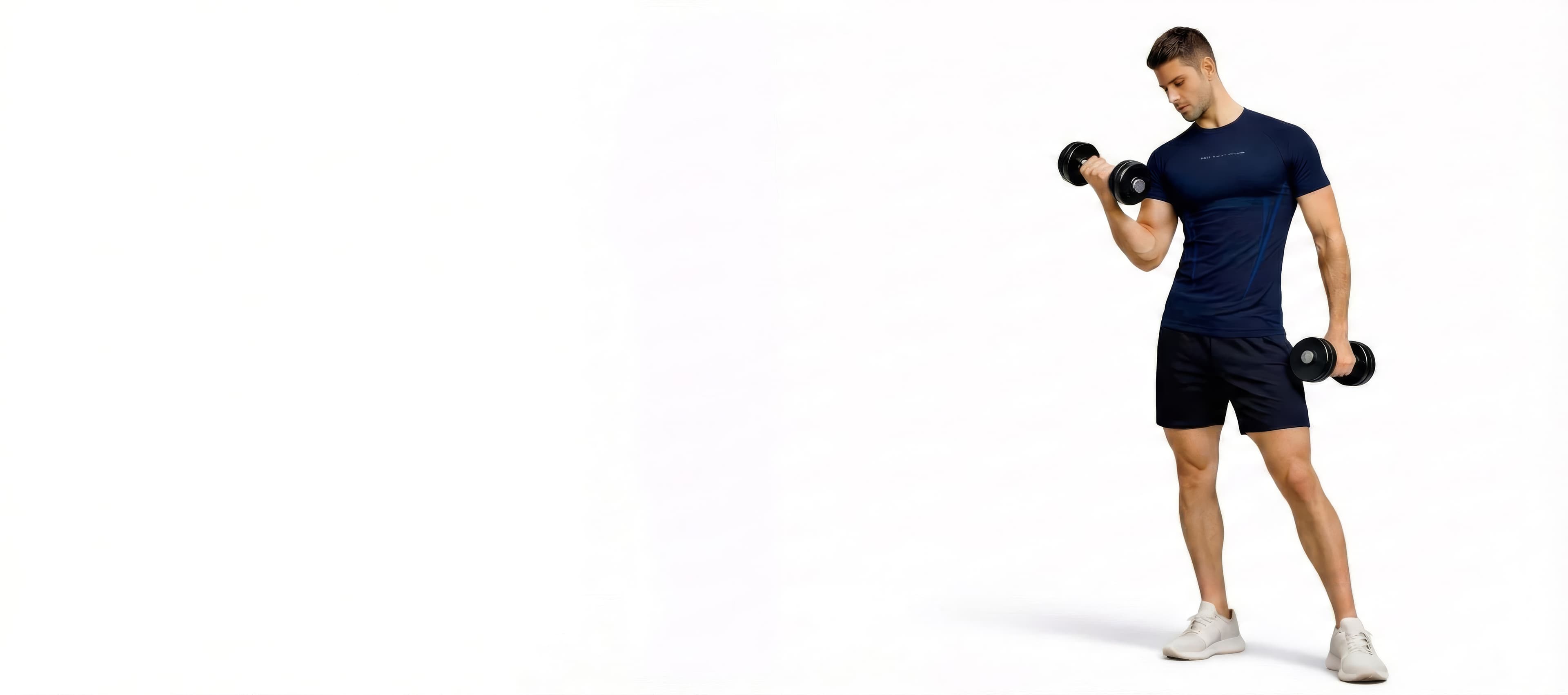 Athlete posing confidently in activewear